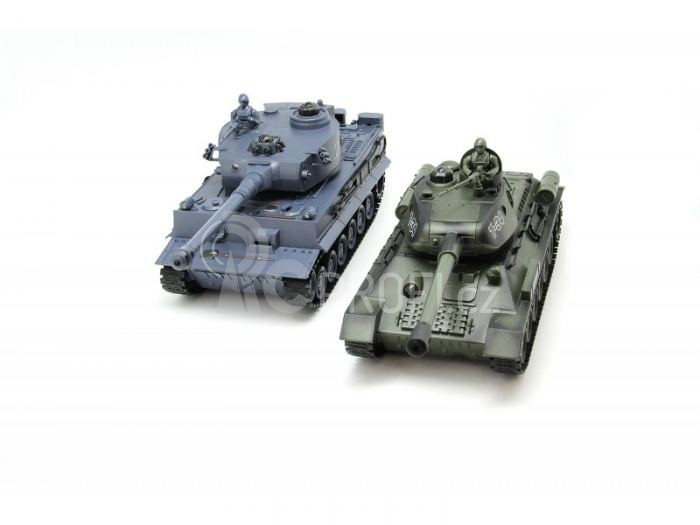 RC tanky Tiger I vs. T34/85