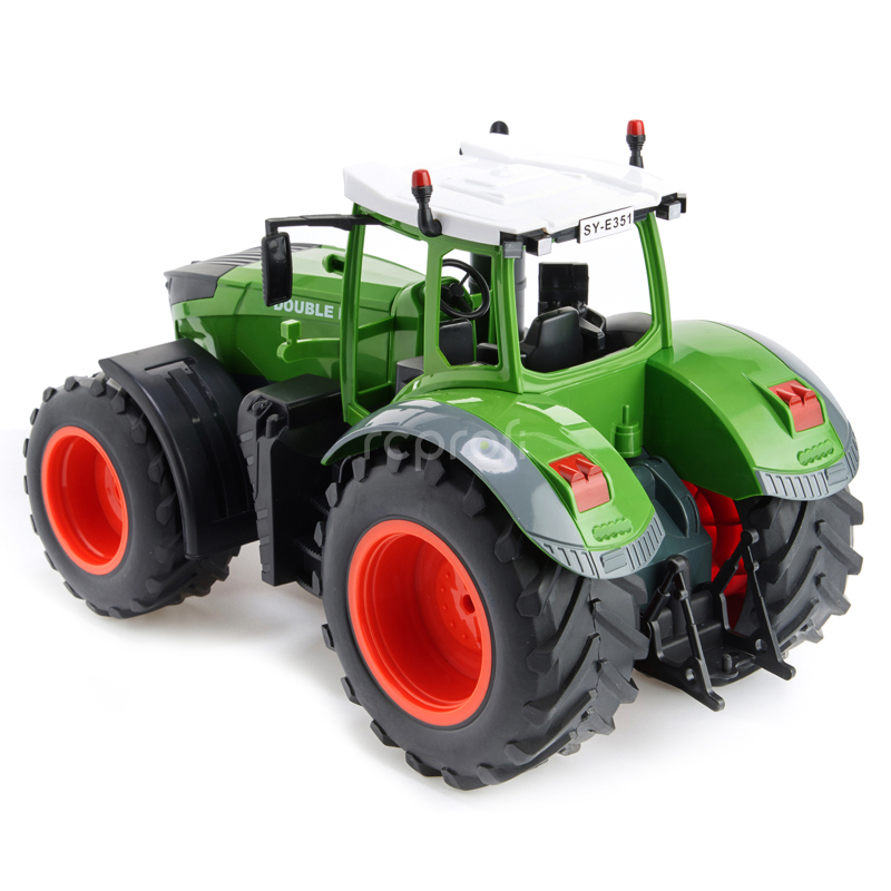 RC traktor Double E 1:16 + vozík za traktor