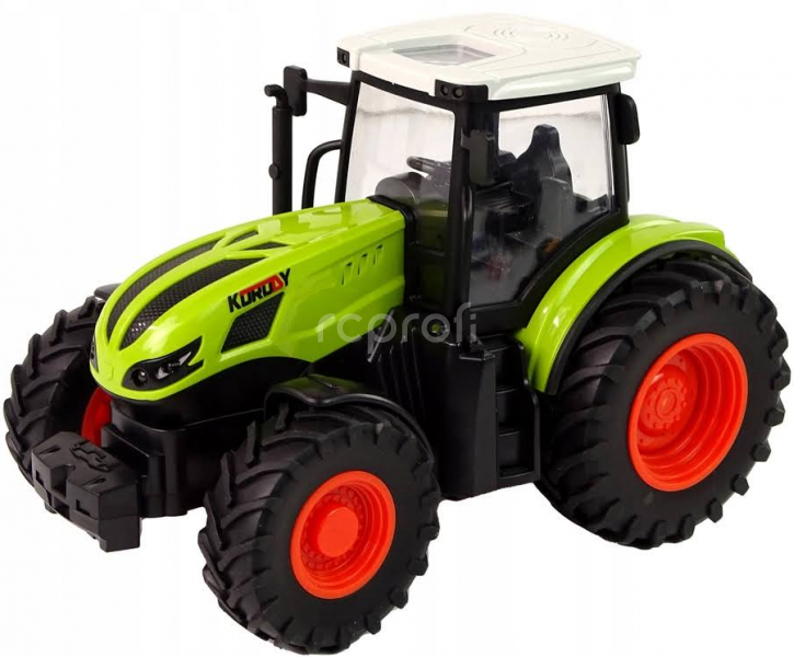 Sada RC kombajnu a RC traktoru se sklápěcím přívěsem