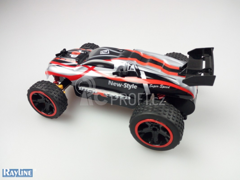 RC Truggy 1:18, červená