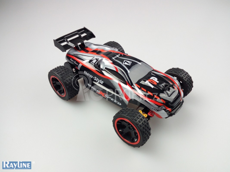 RC Truggy 1:18, červená