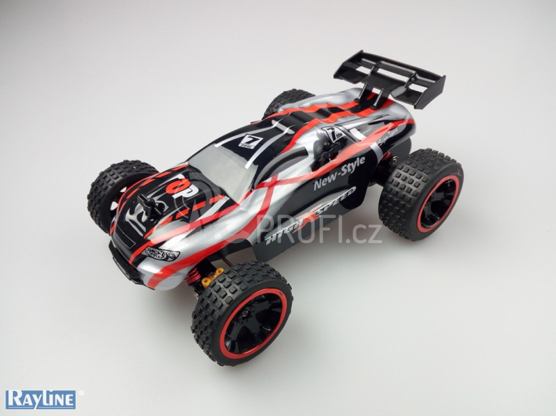 RC Truggy 1:18, červená