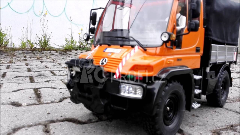 RC Unimog U300, oranžová