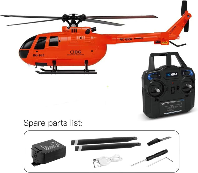 RC vrtulník C186 Pro, oranžová