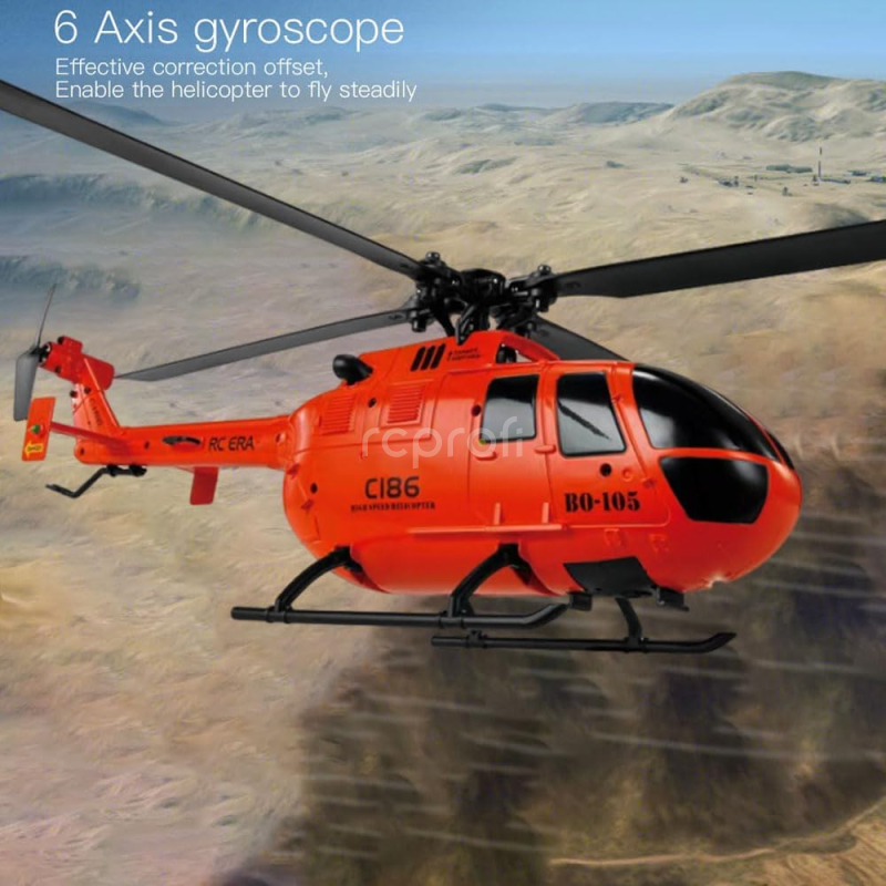 RC vrtulník C186 Pro, oranžová