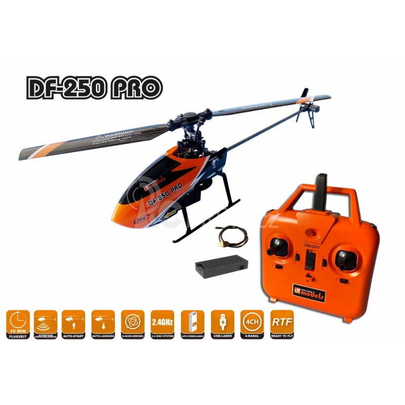RC vrtulník DF-250 PRO