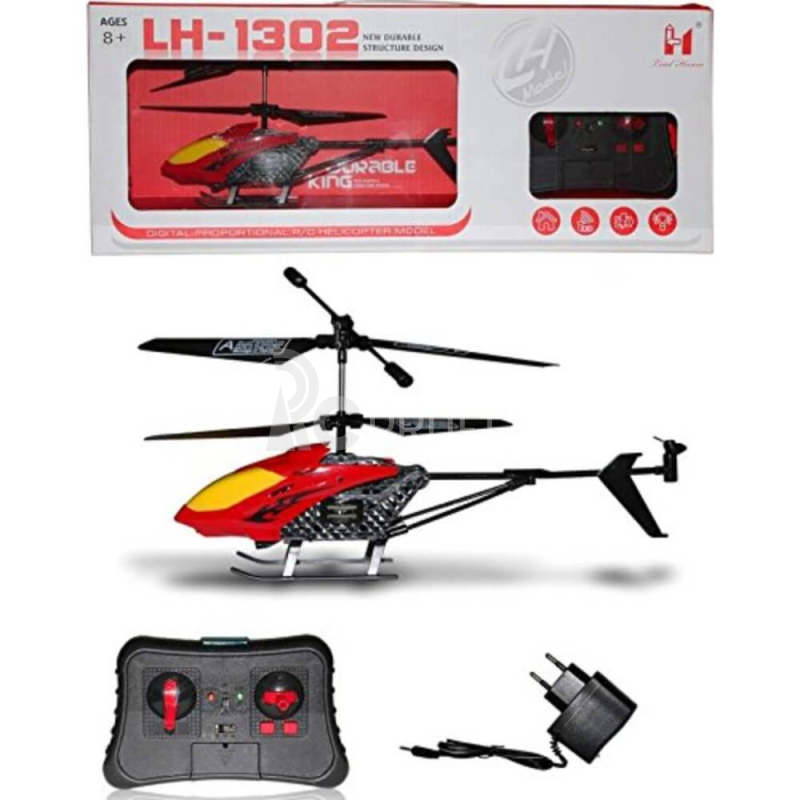 RC vrtulník Durable King LH-1302, červená