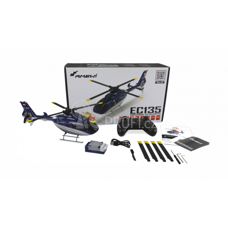 RC vrtulník Flying Bulls EC135 PRO 6G RTF