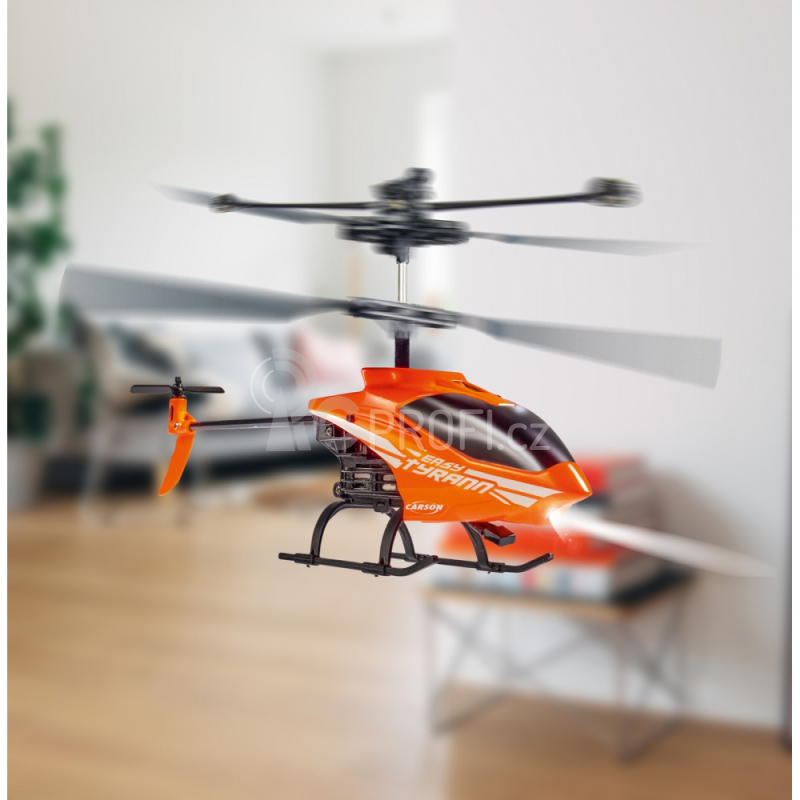 RC vrtulník Nano Tyrann 230 Gyro, oranžová 