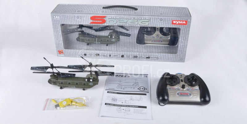 RC vrtulník Syma Chinook 026G