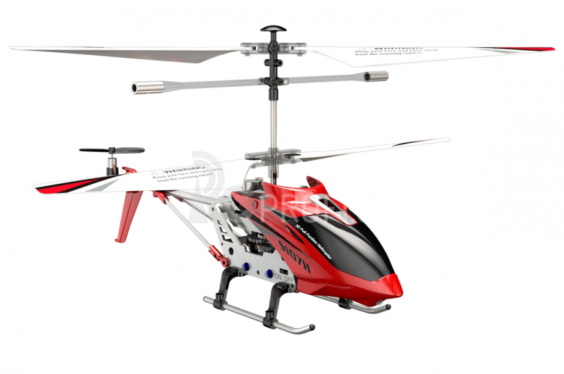 ROZBALENO - RC vrtulník Syma S107H, červená