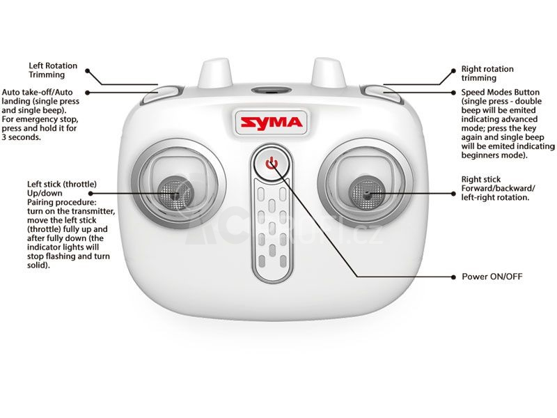 RC vrtulník Syma S5H, zelená