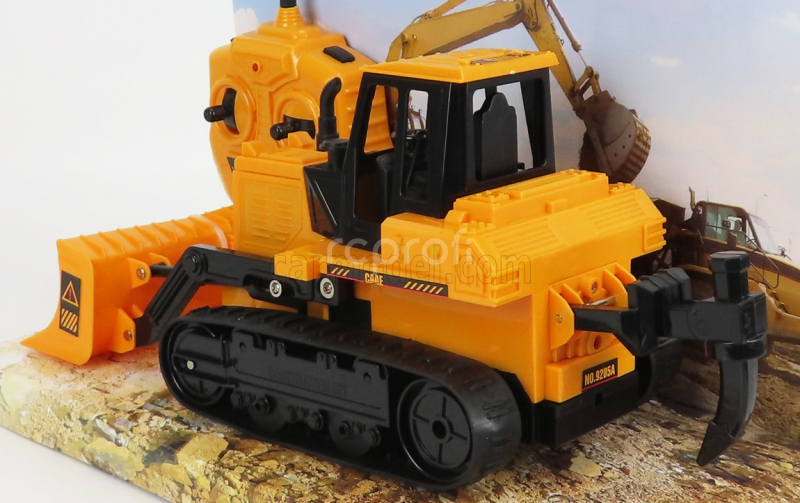 Re-el toys Case-ih Titan Ruspa Cingolata Tractor 2013 1:24 Žlutá Černá