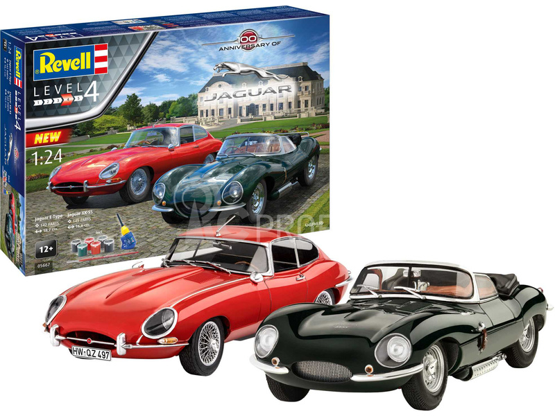 Revell 100 let Jaguaru (1:24) (giftset)