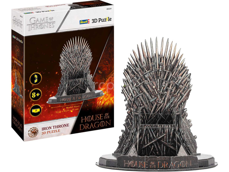 Revell 3D Puzzle - House of the Dragon Iron Throne
