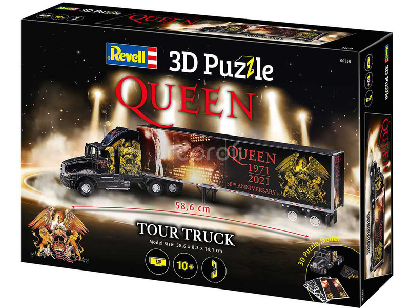Revell 3D Puzzle - QUEEN Tour Truck 50. výročí