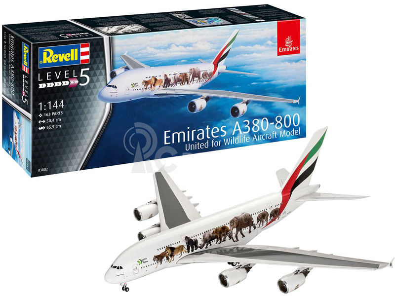 Revell Airbus A380-800 Emirates Wild Life (1:144)