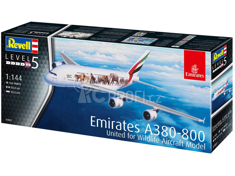 Revell Airbus A380-800 Emirates Wild Life (1:144)