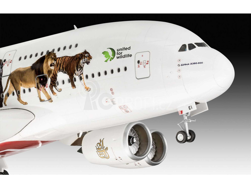 Revell Airbus A380-800 Emirates Wild Life (1:144)