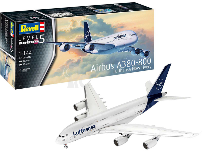 Revell Airbus A380-800 Lufthansa New Livery (1:144)