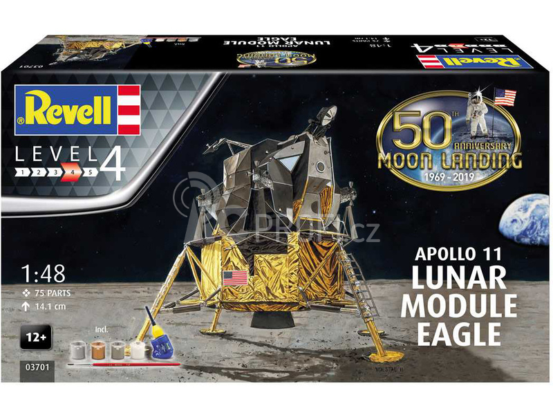 Revell Apollo 11 lunární modul Eagle (50. výročí) (1:48) (sada)