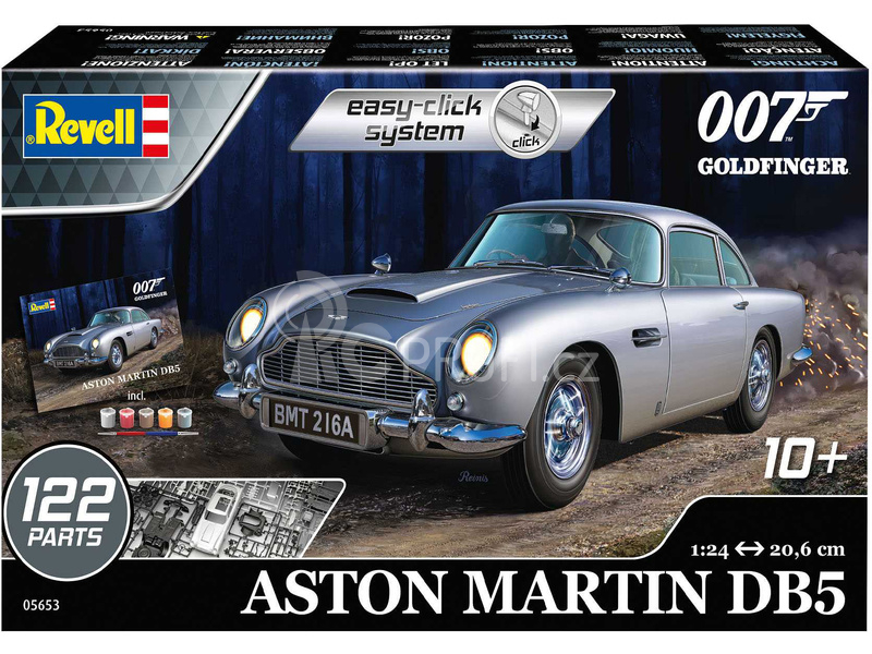 Revell Aston Martin DB5 - Goldfinger (1:24) (Giftset)