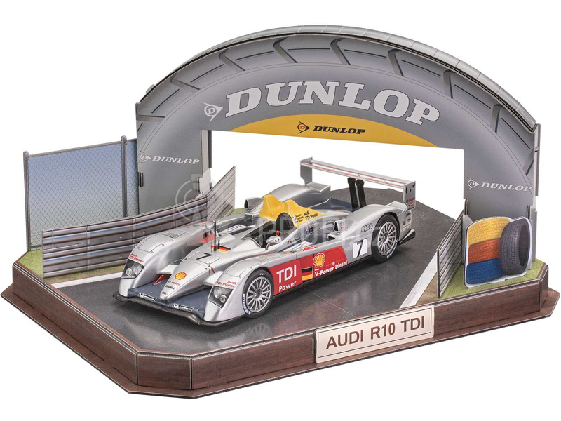 Revell Audi R10 TDI, 3D Puzzle (LeMans Racetrack) (1:24) (giftset)