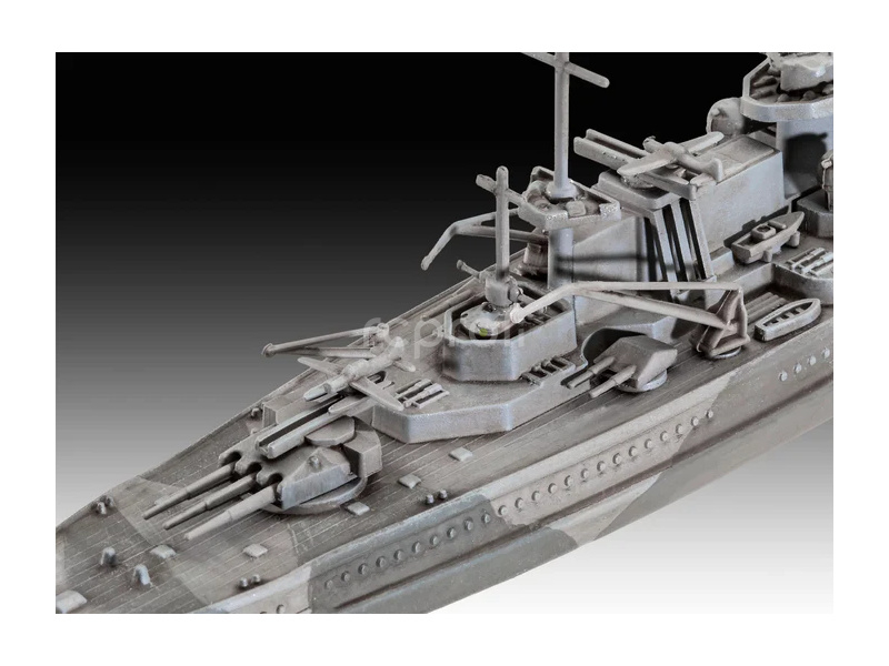 Revell Battleship Gneisenau (1:1200) (starter set)