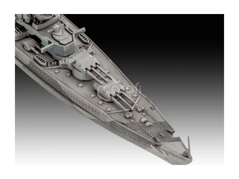 Revell Battleship Gneisenau (1:1200) (starter set)