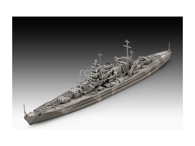 Revell Battleship Gneisenau (1:1200) (starter set)