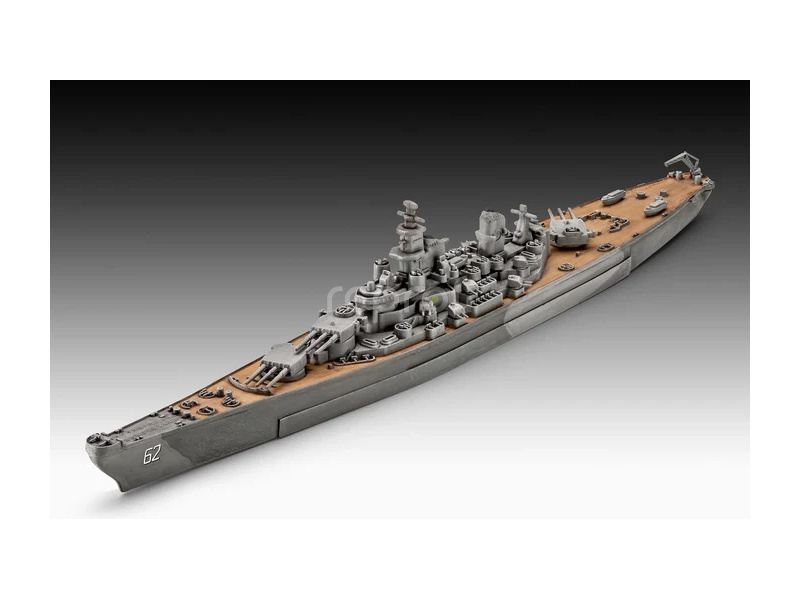 Revell Battleship USS New Jersey (1:1200) (starter set)