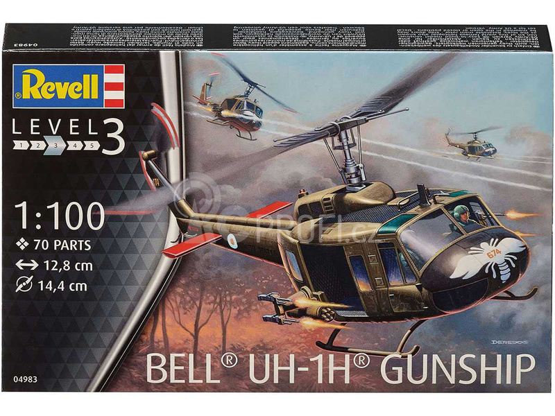 Revell Bell UH-1H Gunship (1:100)