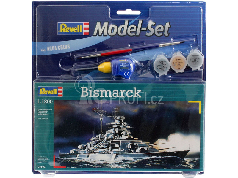 Revell Bismarck (1:1200) sada