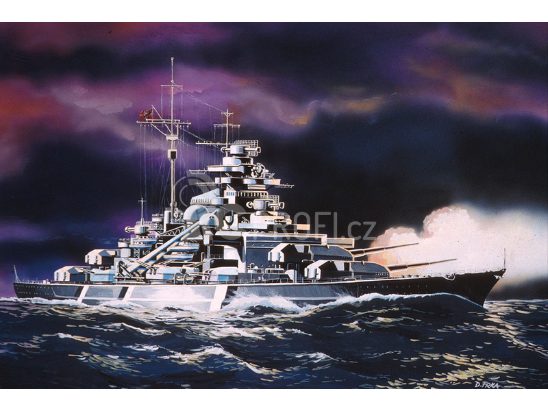 Revell Bismarck (1:1200) sada