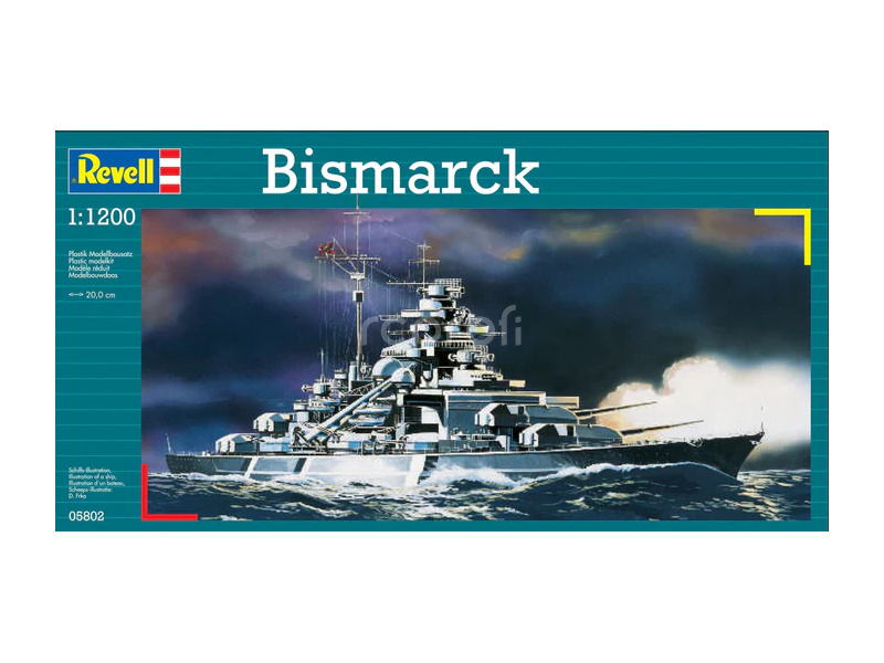 Revell Bismarck (1:1200) (starter set)