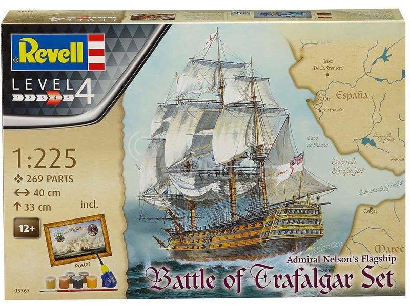 Revell bitva u Trafalgaru (1:225) giftset