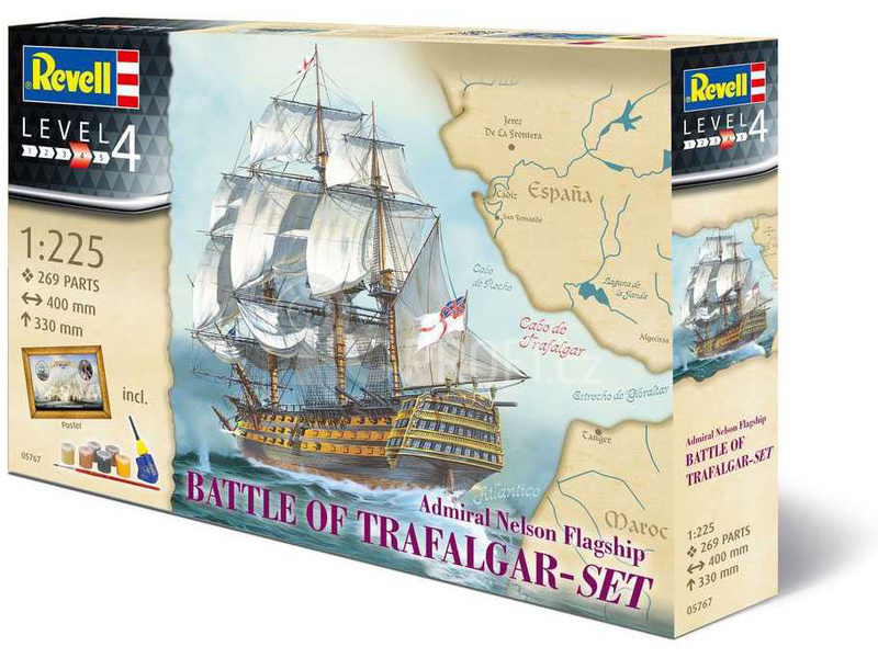 Revell bitva u Trafalgaru (1:225) giftset