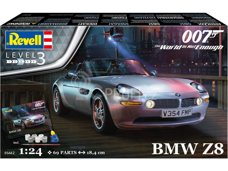 Revell BMW Z8 - Jeden svět nestačí (1:24) (Giftset)