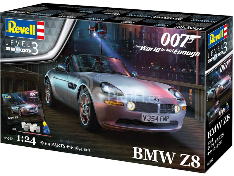 Revell BMW Z8 - Jeden svět nestačí (1:24) (Giftset)