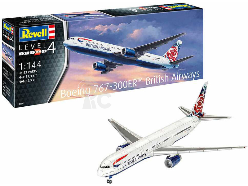 Revell Boeing 767-300ER British Airways Chelsea Rose (1:144)