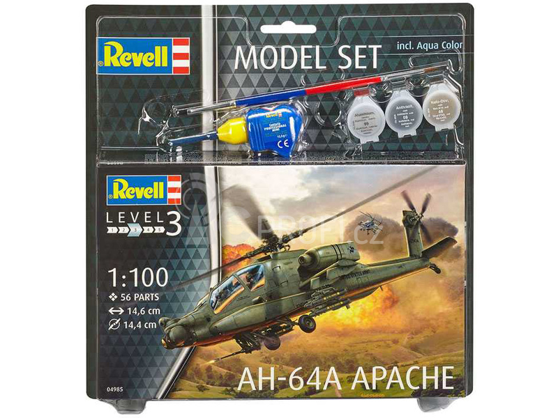 Revell Boeing AH-64A Apache (1:100) sada