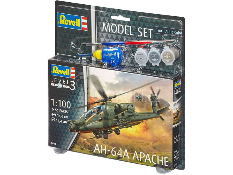 Revell Boeing AH-64A Apache (1:100) sada