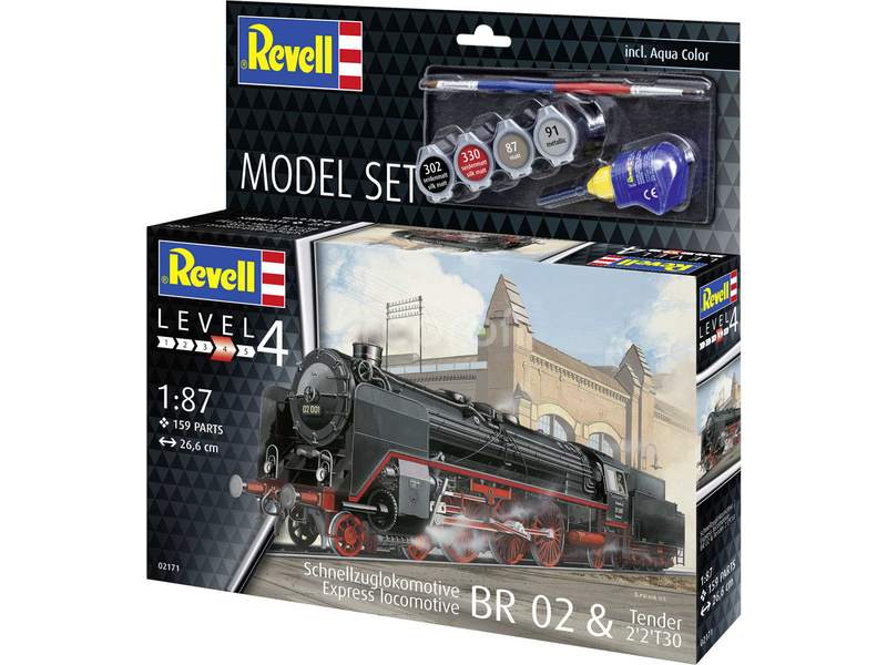 Revell BR02, Tender 2'2' T30 (1:87) (sada)