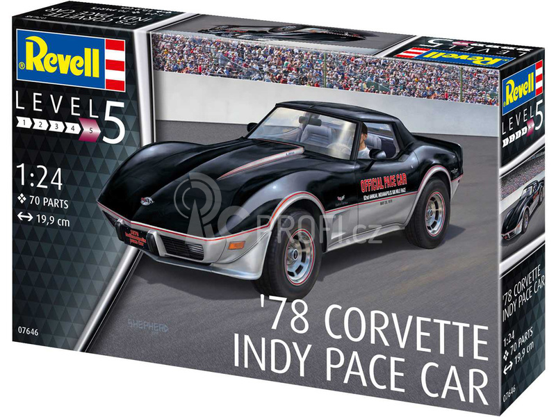 Revell Chevrolet Corvette 1978 Indy Pace Car (1:24) (set)