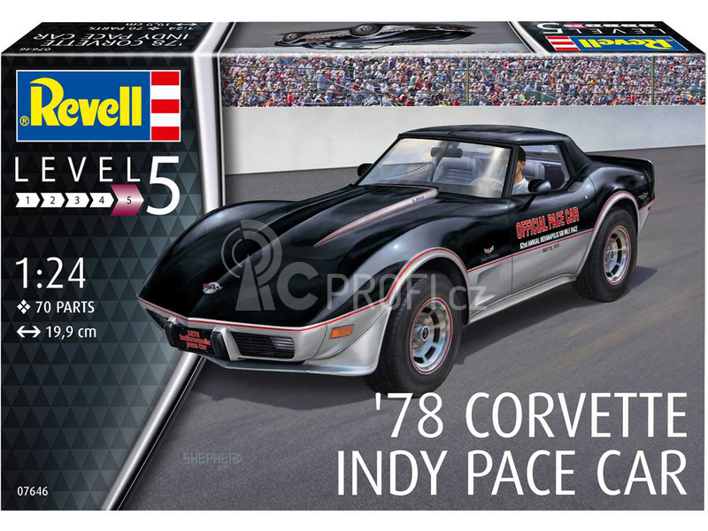 Revell Chevrolet Corvette 1978 Indy Pace Car (1:24) (set)