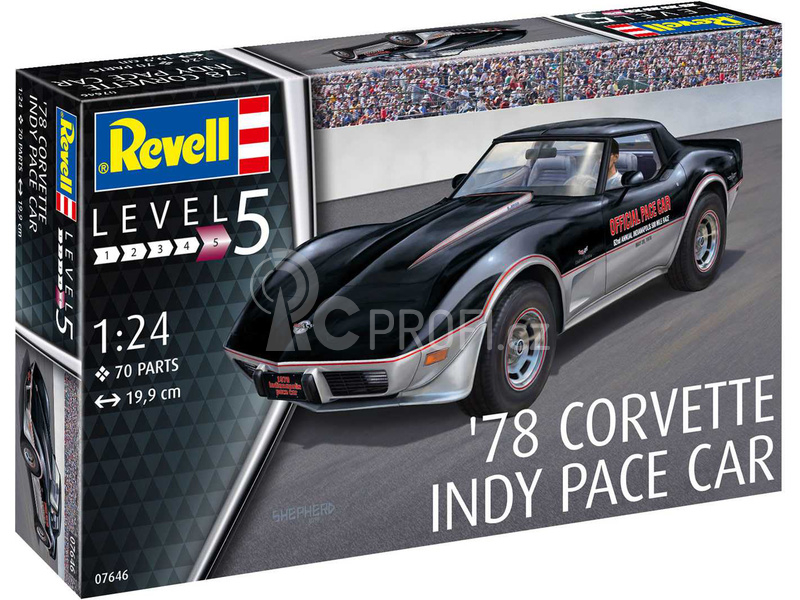 Revell Chevrolet Corvette 1978 Indy Pace Car (1:24) (set)