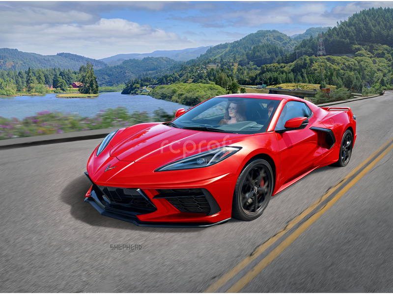 Revell Chevrolet Corvette C8 Coupé (1:24) (sada)