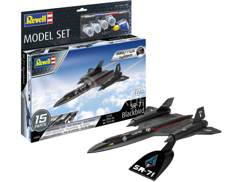 Revell EasyClick - Lockheed SR-71 Blackbird (1:110) (sada)