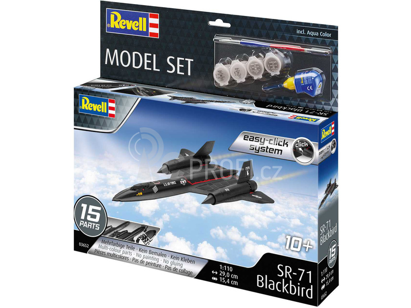 Revell EasyClick - Lockheed SR-71 Blackbird (1:110) (sada)