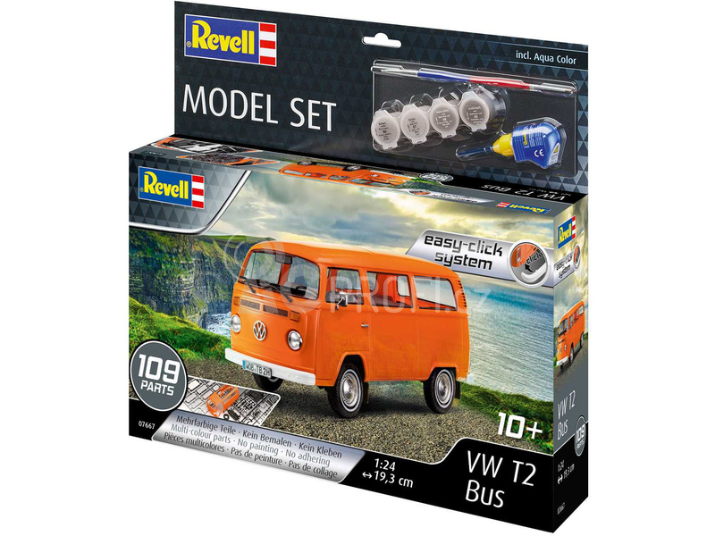 Revell EasyClick Volkswagen T2 Bus (1:24) (sada)